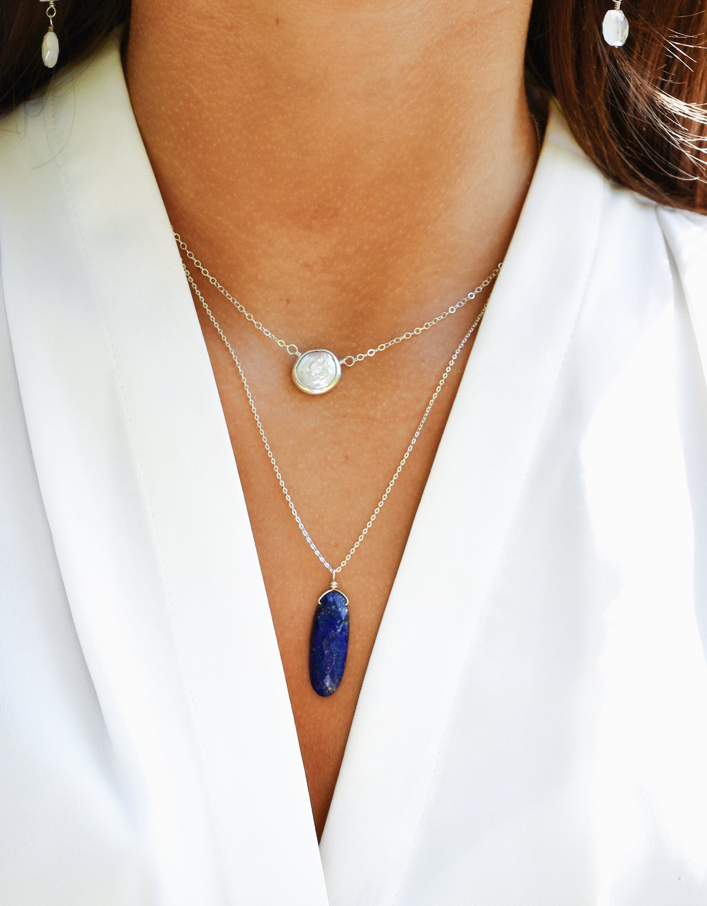 Nila Necklace: Lapis Lazuli