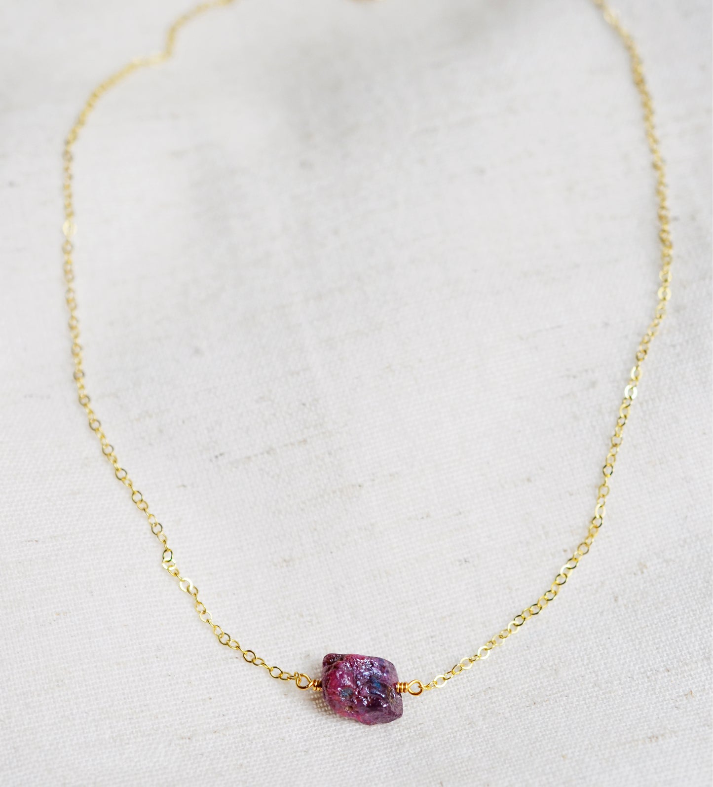 Vesta Ruby Necklace