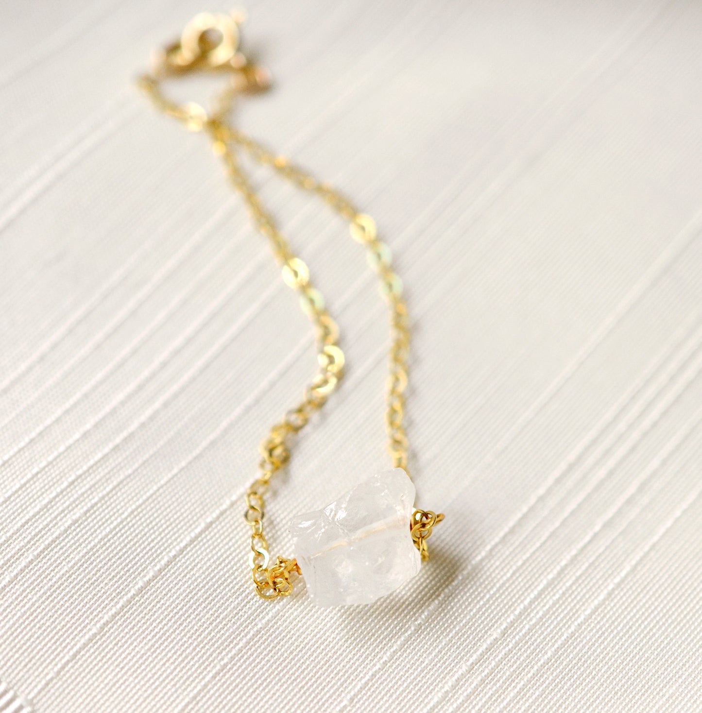 Raw Quartz Bracelet