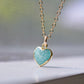 Amazonite Heart Pendant