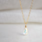 Mystic Rainbow Droplet Quartz Necklace