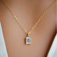 Azura Necklace - Blue Aquamarine
