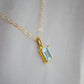 Azura Necklace - Blue Aquamarine