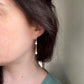 Droplet Pearl Earrings in 14k Gold Filled or Sterling Silver