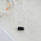 Raw Black Tourmaline Necklace