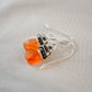 Carnelian and Onyx Earrings