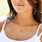 Sienna Necklace: Carnelian