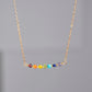 Rainbow Crystal Chakra Necklace
