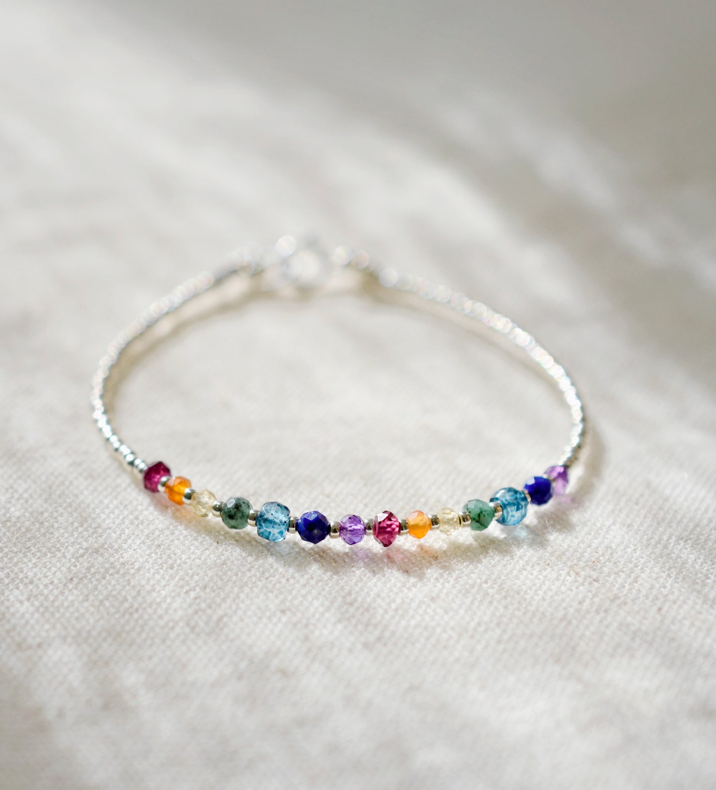 Rainbow Chakra Gemstone Bracelet