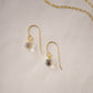 Dainty Crystal Quartz Dangle Earrings