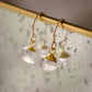 Dainty Crystal Quartz Dangle Earrings