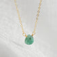 Raw Emerald Necklace