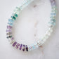 Natural Multi Color Fluorite Gemstone Bracelet