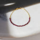 Natural Beaded Garnet Bracelet