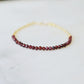 Natural Beaded Garnet Bracelet