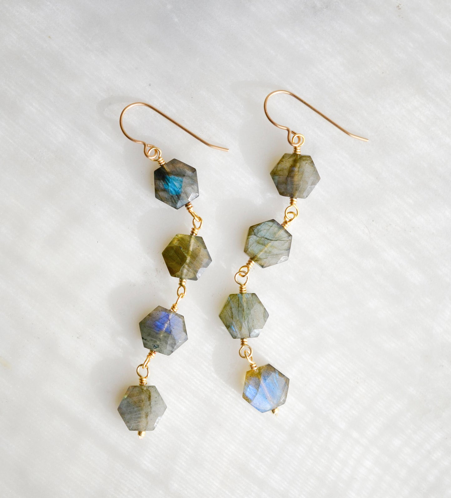Azora Labradorite Earrings