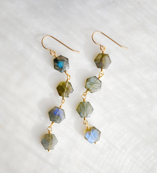 Azora Labradorite Earrings