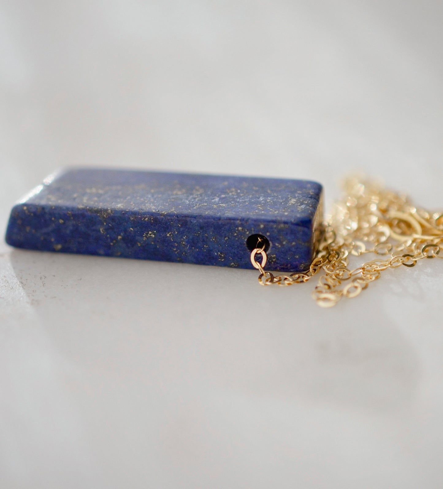 Lapis Lazuli Bar Pendant