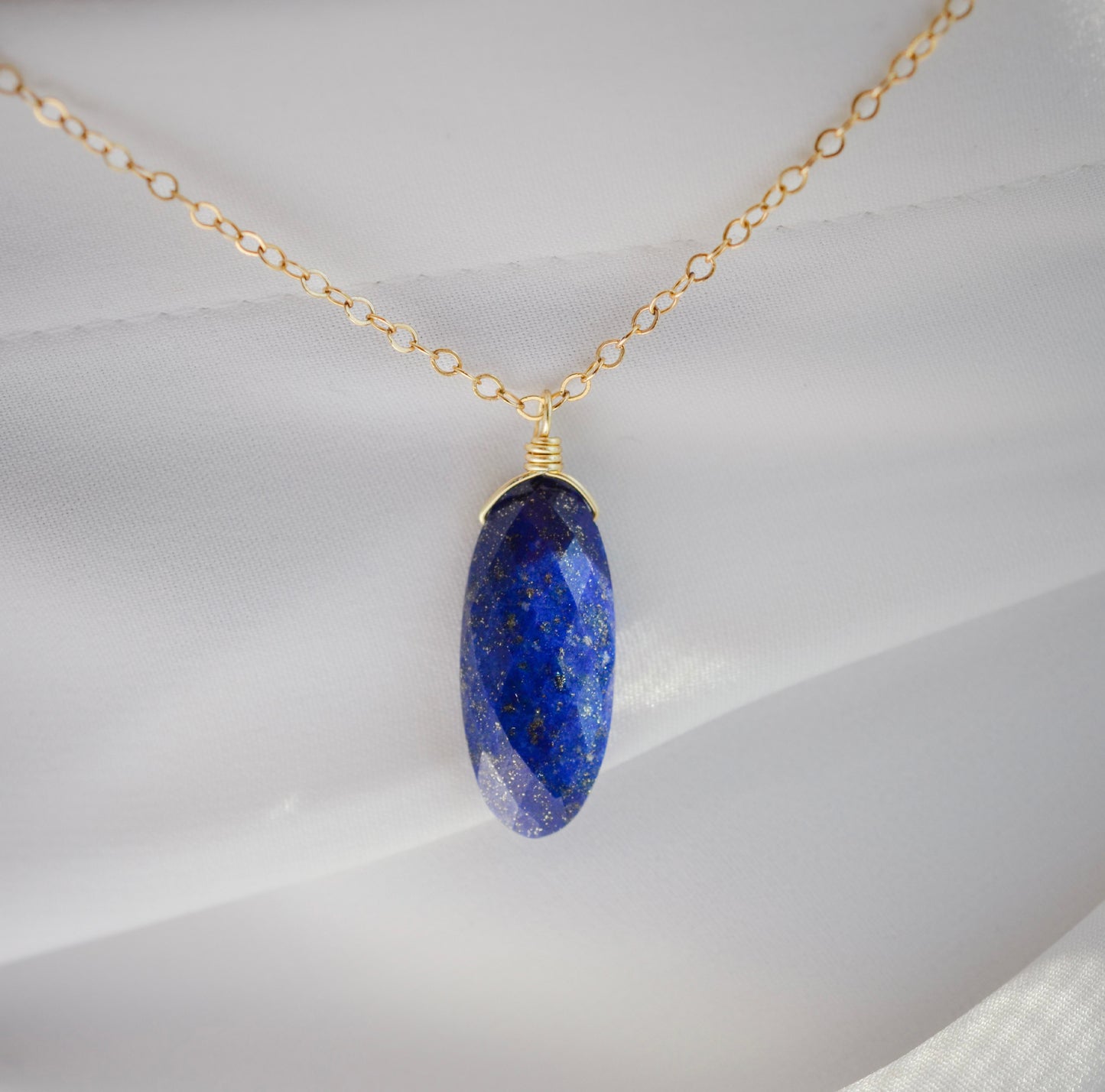 Nila Necklace: Lapis Lazuli