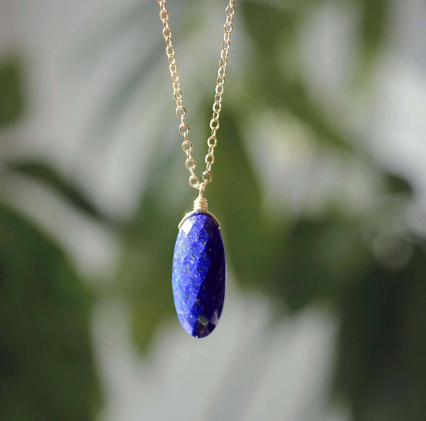 Nila Necklace: Lapis Lazuli