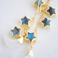 Stargazer Moon Earrings - Labradorite & Moonstone
