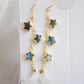Stargazer Moon Earrings - Labradorite & Moonstone