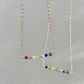 Rainbow Crystal Chakra Necklace