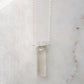 Crystal Quartz Rectangle Pendant