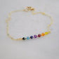 Rainbow Chakra Gemstone Bracelet