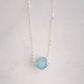 Raw Aquamarine Crystal Necklace