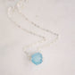 Raw Aquamarine Crystal Necklace