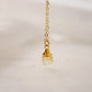 Rough Citrine Crystal Necklace