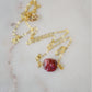 Raw Ruby Necklace in Sterling Silver or 14k Gold Filled