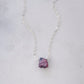 Raw Ruby Drop Necklace