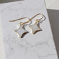 North Star Earrings - Quartz Druzy