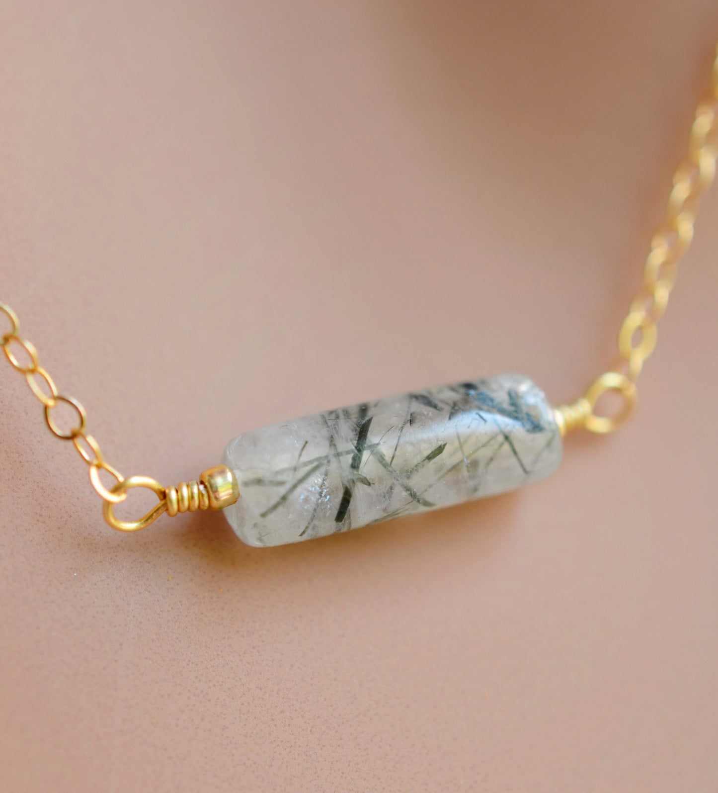 Kali Tourmalated Quartz Necklace