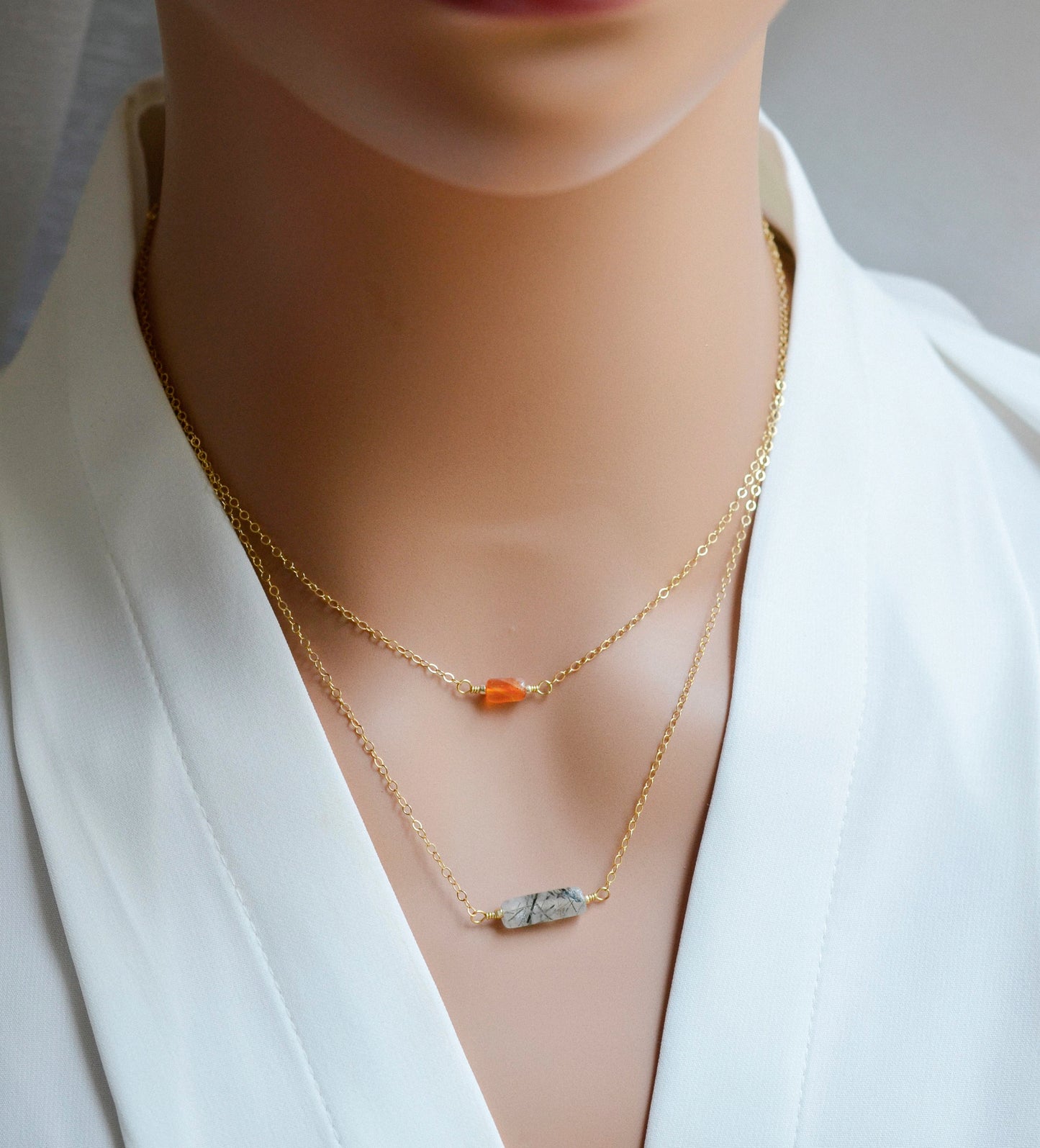 Kali Tourmalated Quartz Necklace