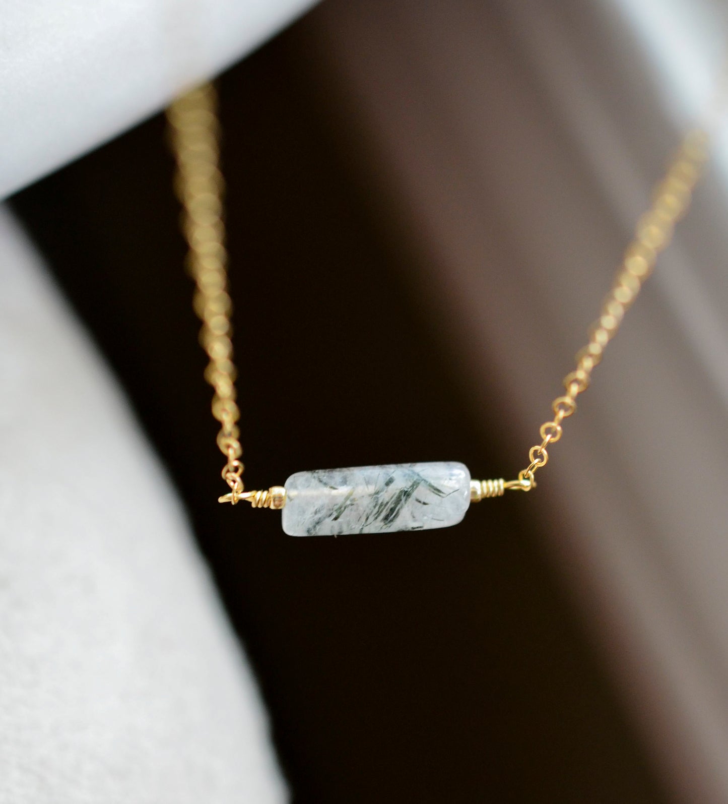 Kali Tourmalated Quartz Necklace