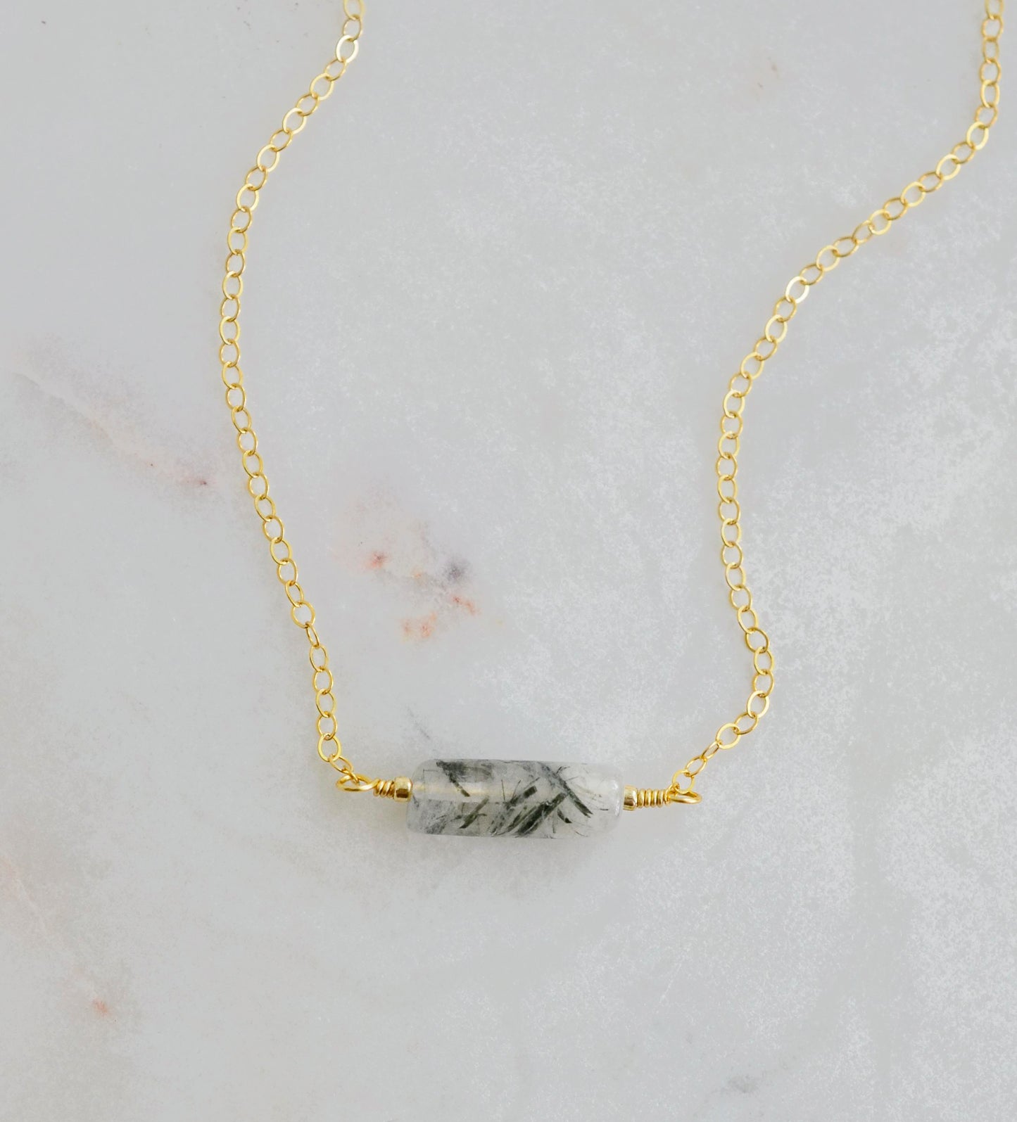Kali Tourmalated Quartz Necklace