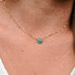 Raw Emerald Necklace