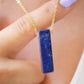 Lapis Lazuli Bar Pendant