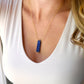 Lapis Lazuli Bar Pendant