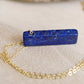 Lapis Lazuli Bar Pendant