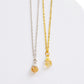 raw citrine necklace, yellow stone pendant, yellow crystal, healing crystal, bridesmaid jewelry, sterling silver, gold