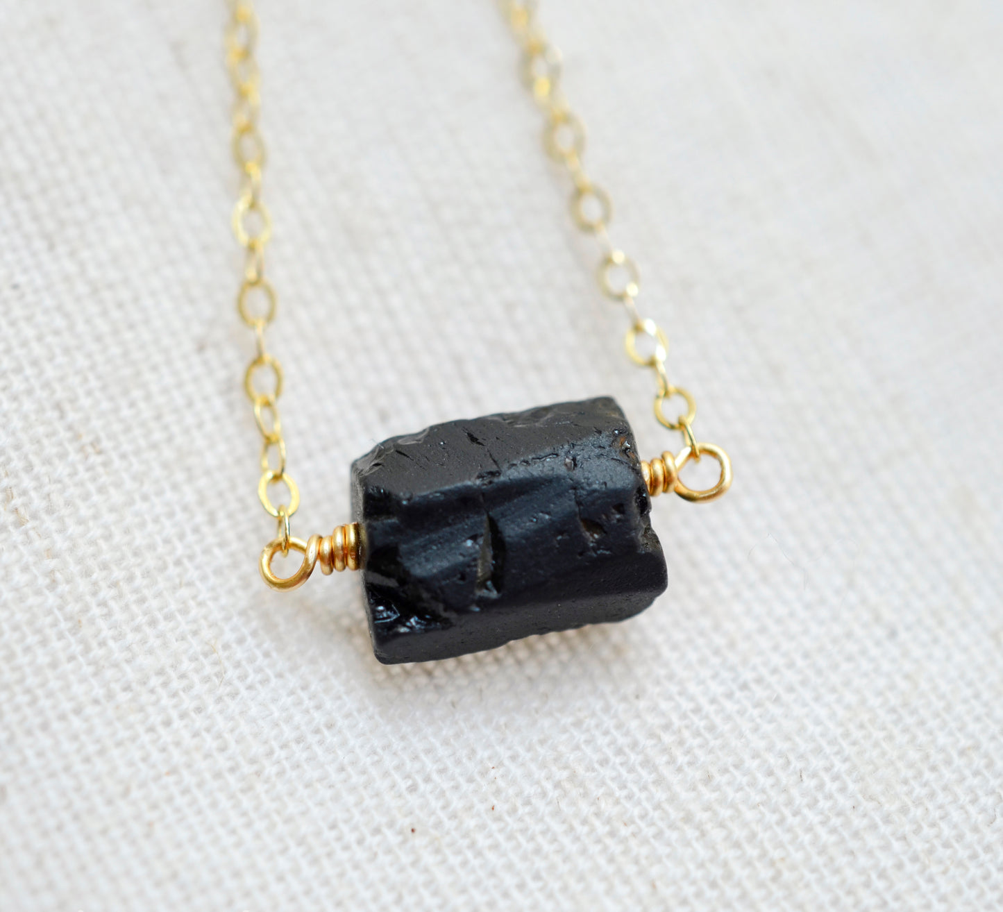 Raw Black Tourmaline Bracelet