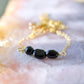 Black Tourmaline Necklace, Polished Tourmaline Necklace, Sterling Silver or 14k Gold Filled, Protection Empath Pendant, Dainty, For Women