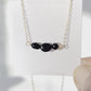 Triple Black Tourmaline Necklace