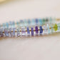Natural Multi Color Fluorite Gemstone Bracelet
