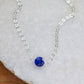 Small Lapis Lazuli Coin Bracelet