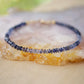 Natural Iolite Beaded Bracelet